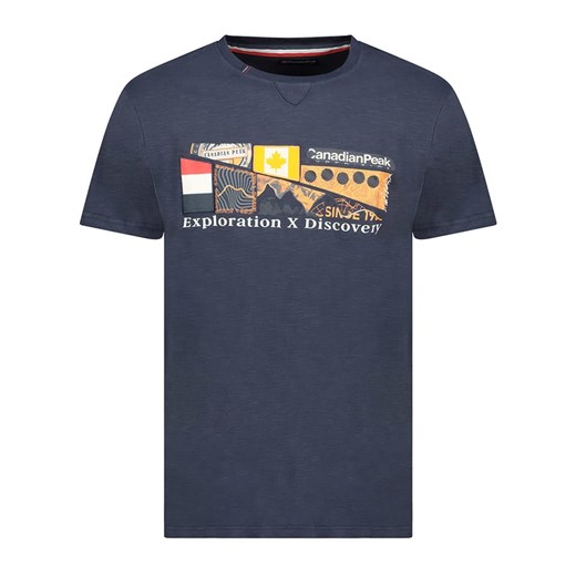 Canadian Peak Koszulka &quot;Jiveak&quot; w kolorze granatowym ze sklepu Limango Polska w kategorii T-shirty męskie - zdjęcie 179025432