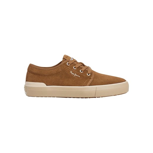 Pepe Jeans FOOTWEAR Skórzane sneakersy &quot;Ben Low&quot; w kolorze jasnobrązowym ze sklepu Limango Polska w kategorii Trampki męskie - zdjęcie 179026142