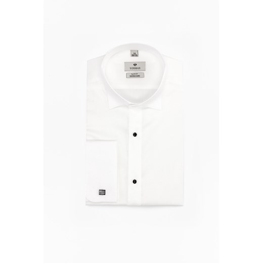 KOSZULA WINCASS 2738 SP SLIM FIT ECRU ze sklepu Recman w kategorii Koszule męskie - zdjęcie 179026804