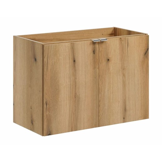 Nowoczesna szafka do łazienki w kolorze dębu 80 cm Z9-T07 ze sklepu Edinos.pl w kategorii Szafki i regały łazienkowe - zdjęcie 179031762