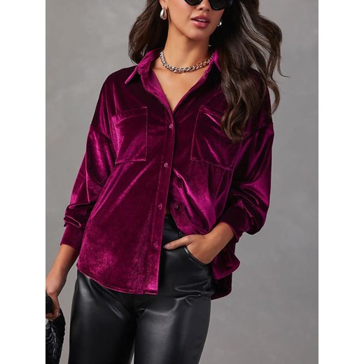 LA Angels Koszula w kolorze bordowym ze sklepu Limango Polska w kategorii Koszule damskie - zdjęcie 179032114