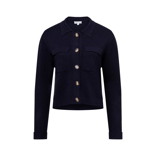Marie Lund Kardigan damski Kobiety granatowy jednolity ze sklepu vangraaf w kategorii Swetry damskie - zdjęcie 179034791
