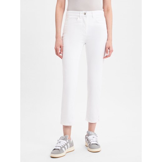 TONI Dżinsy skinny - bądź kochana Kobiety Bawełna biały jednolity ze sklepu vangraaf w kategorii Jeansy damskie - zdjęcie 179034844