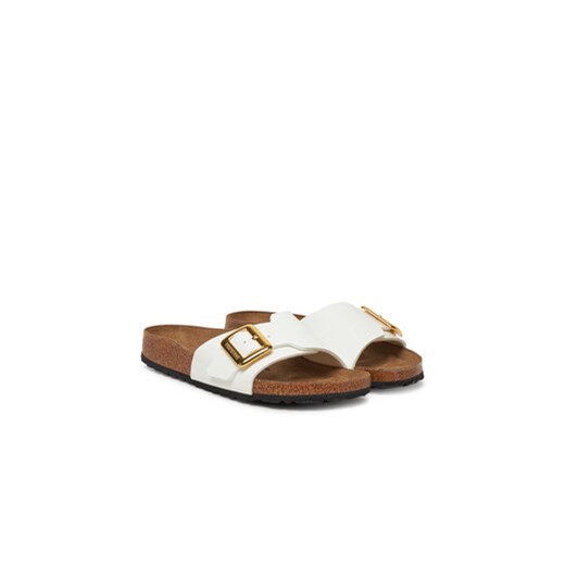 BIRKENSTOCK klapki damskie letnie płaskie białe casual