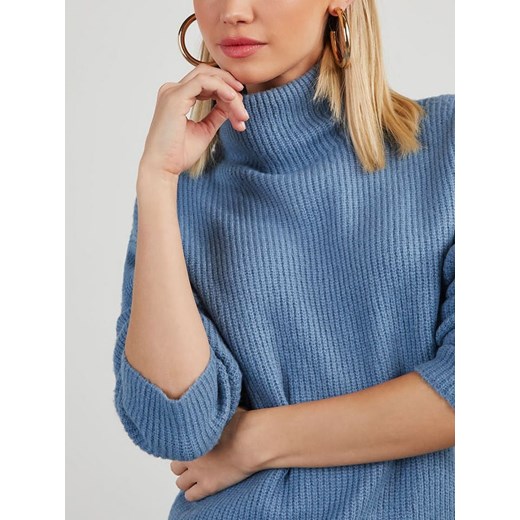 Sukienka niebieska La Angels na spacer mini 