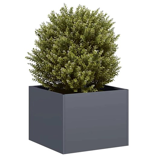 Antracytowa nowoczesna donica ogrodowa Z1-W55 ze sklepu Edinos.pl w kategorii Donice i kwietniki ogrodowe - zdjęcie 179037912