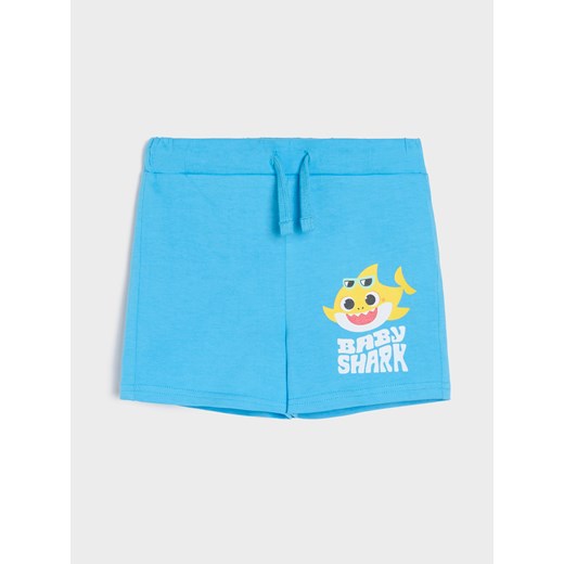 Sinsay - Szorty 2 pack Baby Shark - niebieski Sinsay 80 Sinsay
