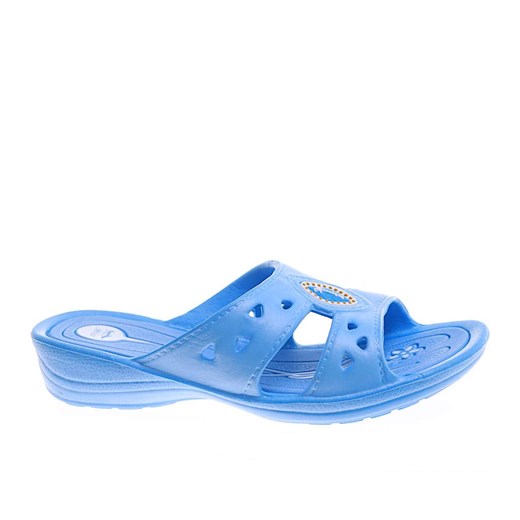 Niebieskie wodoodporne klapki dziecięce na basen i plażę /G1-1 16263 S094/ ze sklepu Pantofelek24.pl w kategorii Klapki dziecięce - zdjęcie 179043270