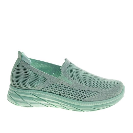Wsuwane zielone buty sportowe damskie /H2 17265 W101/ ze sklepu Pantofelek24.pl w kategorii Buty sportowe damskie - zdjęcie 179044030