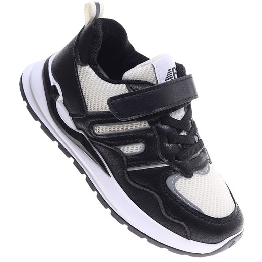 Czarne dziecięce buty sportowe sneakersy /G13-2 16818 T382/ ze sklepu Pantofelek24.pl w kategorii Buty sportowe dziecięce - zdjęcie 179046394