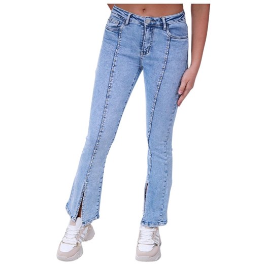 Jeansowe spodnie niebieskie dzwony /H2 K28 UB788 S483/ ze sklepu Pantofelek24.pl w kategorii Jeansy damskie - zdjęcie 179048742