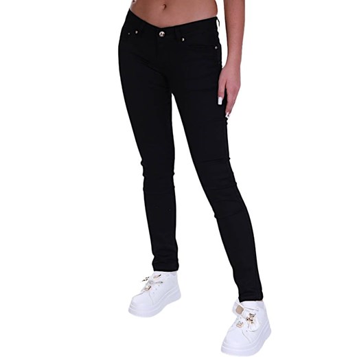 Czarne jeansowe spodnie damskie /H2 K43 UB793A S3-7/ ze sklepu Pantofelek24.pl w kategorii Jeansy damskie - zdjęcie 179050870