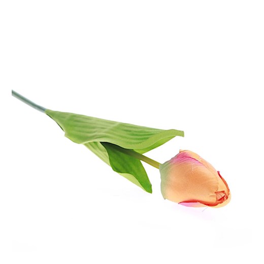 Pomarańczowy tulipan Jak żywy /KW438 K70 H2 K001/ ze sklepu Pantofelek24.pl w kategorii Dekoracje - zdjęcie 179052853