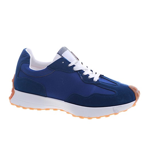 Materiałowe granatowe buty sportowe /A9-3 13339 T282/ Pantofelek24 41 promocyjna cena Pantofelek24.pl