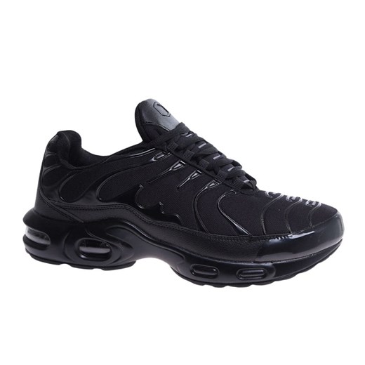 Czarne wiązane męskie buty sportowe /A5-1 17247 T688/ ze sklepu Pantofelek24.pl w kategorii Trampki męskie - zdjęcie 179059194
