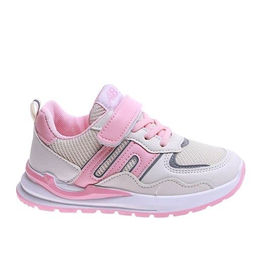 Różowe dziewczęce buty sportowe sneakersy /G11-2 17234 T289/ ze sklepu Pantofelek24.pl w kategorii Buty sportowe dziecięce - zdjęcie 179059231