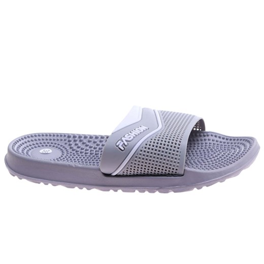 Szare klapki fakirki na basen /C1-1 17291 T187/ Pantofelek24 36 Pantofelek24.pl