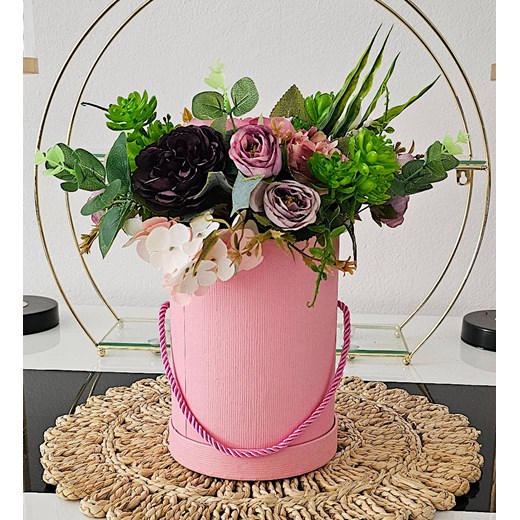 Flower box- kolorowe kwiaty na prezent /FL43A M288/ Pantofelek24 35 cm Pantofelek24.pl
