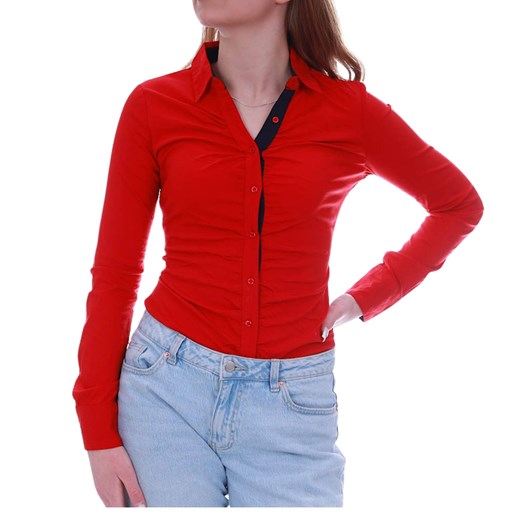 Bawełniana czerwona koszula body /H2 UB863 G7-75/ ze sklepu Pantofelek24.pl w kategorii Koszule damskie - zdjęcie 179064254