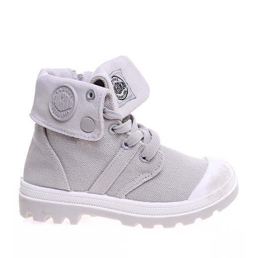 Wysokie wywijane szare trampki dziewczęce /G8-115984 T8-6/ ze sklepu Pantofelek24.pl w kategorii Trampki dziecięce - zdjęcie 179064791