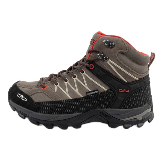 Buty CMP Rigel 3Q12947 09PT z mambraną brązowe ze sklepu ButyModne.pl w kategorii Buty trekkingowe męskie - zdjęcie 179067402