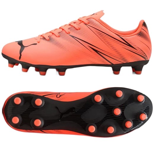 Buty piłkarskie Puma Attacanto FG/AG 107477-14 czerwone ze sklepu ButyModne.pl w kategorii Buty sportowe męskie - zdjęcie 179067424