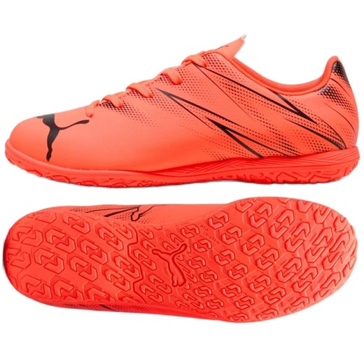 Buty piłkarskie Puma Attacanto It 107482-14 czerwone ze sklepu ButyModne.pl w kategorii Buty sportowe dziecięce - zdjęcie 179067433