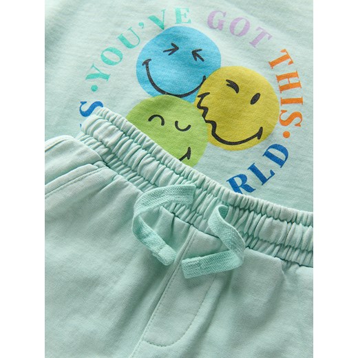 Reserved - Bawełniany komplet Smiley® - niebieski Reserved 80 (9-12 m.) Reserved