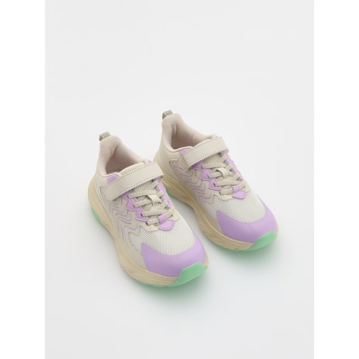 Reserved - Kolorowe sneakersy - beżowy ze sklepu Reserved w kategorii Buty sportowe dziecięce - zdjęcie 179069874