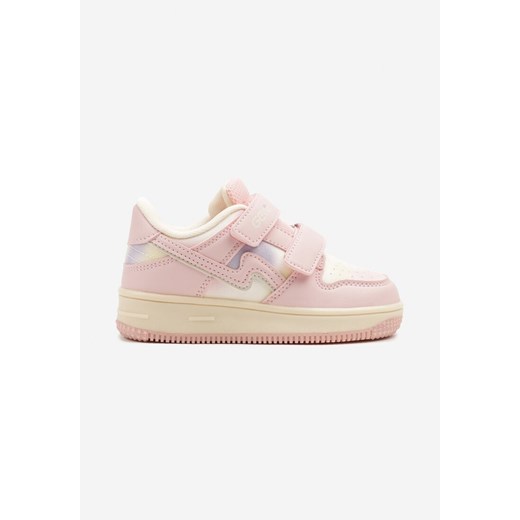 Różowe Buty Sportowe Sneakersy na Rzep Televira ze sklepu born2be.pl w kategorii Buty sportowe dziecięce - zdjęcie 179071863