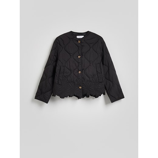 Reserved - Pikowana kurtka - czarny Reserved S Reserved