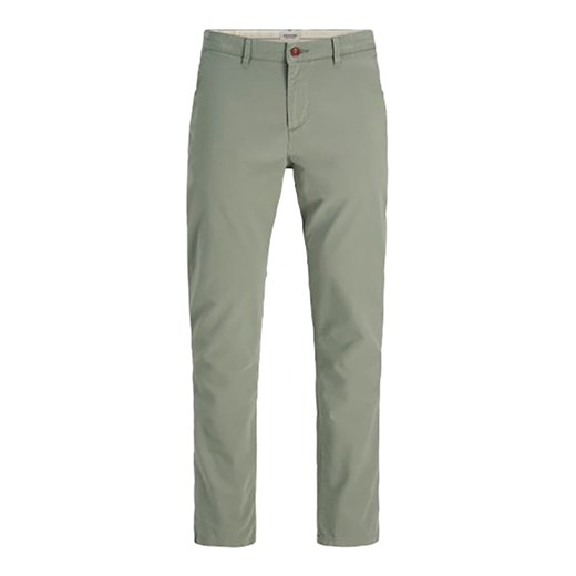 Jack &amp; Jones Spodnie chino w kolorze zielonym ze sklepu Limango Polska w kategorii Spodnie męskie - zdjęcie 179074504