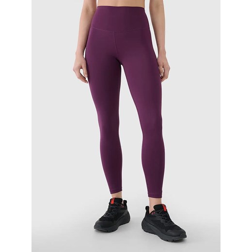 4F Legginsy sportowe w kolorze fioletowym ze sklepu Limango Polska w kategorii Spodnie damskie - zdjęcie 179074911