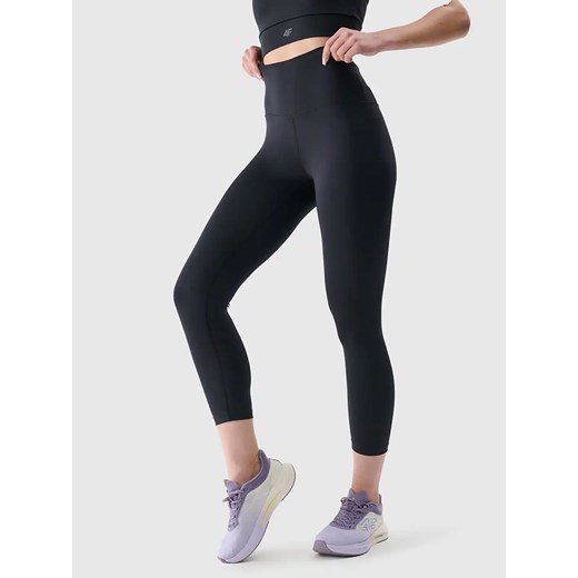 4F Legginsy sportowe w kolorze czarnym ze sklepu Limango Polska w kategorii Spodnie damskie - zdjęcie 179074922