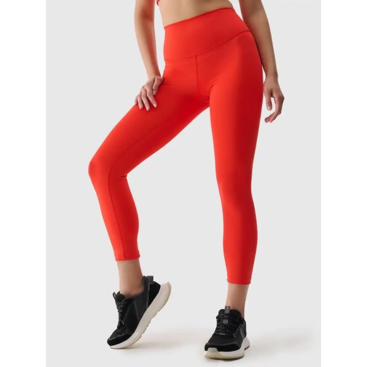 4F Legginsy sportowe w kolorze czerwonym ze sklepu Limango Polska w kategorii Spodnie damskie - zdjęcie 179074933