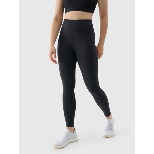 4F Legginsy sportowe w kolorze czarnym ze sklepu Limango Polska w kategorii Spodnie damskie - zdjęcie 179075110