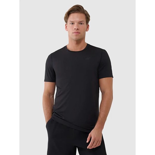 4F Koszulka sportowa w kolorze czarnym ze sklepu Limango Polska w kategorii T-shirty męskie - zdjęcie 179075132