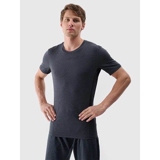 4F Koszulka sportowa w kolorze antracytowym ze sklepu Limango Polska w kategorii T-shirty męskie - zdjęcie 179075170