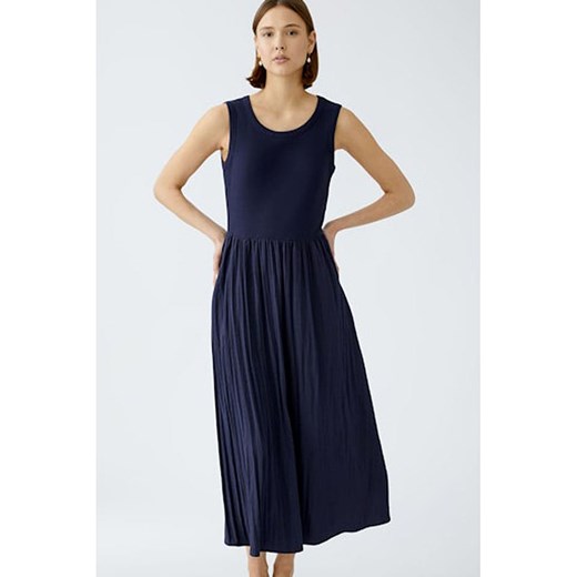 Sukienka maxi elegancka bez rękawów 