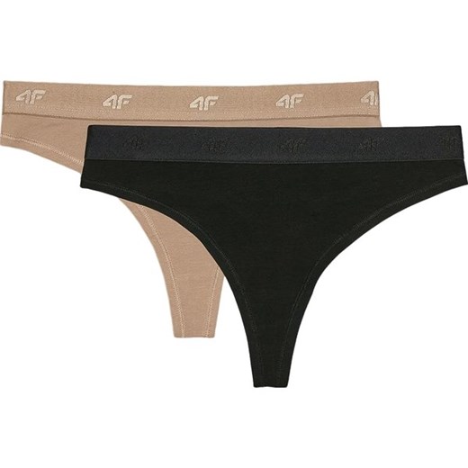 Stringi damskie UPTSF031 2 pary 4F ze sklepu SPORT-SHOP.pl w kategorii Majtki damskie - zdjęcie 179076723