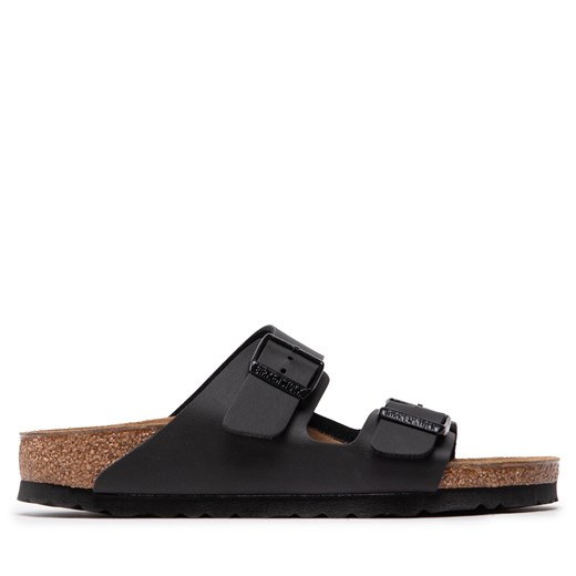 Klapki Birkenstock Arizona Birko-Flor 0051793 Czarny ze sklepu eobuwie.pl w kategorii Klapki damskie - zdjęcie 179079313