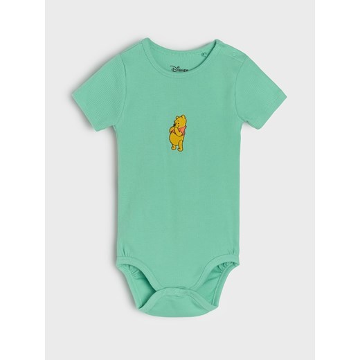 Sinsay - Body 3 pack Mickey Mouse - błękitny Sinsay 68 Sinsay