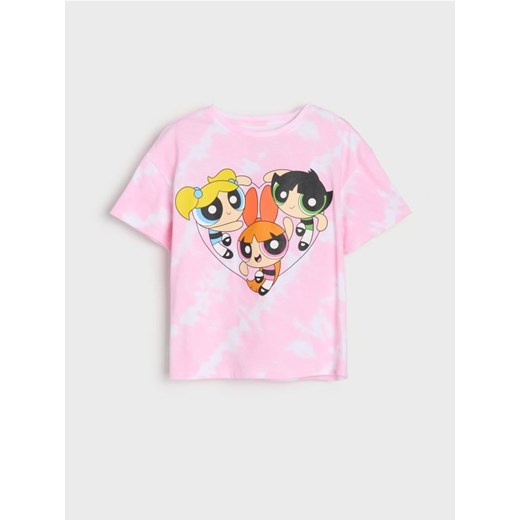 Sinsay - Koszulka Powerpuff Girls - wielobarwny ze sklepu Sinsay w kategorii Bluzki dziewczęce - zdjęcie 179083192