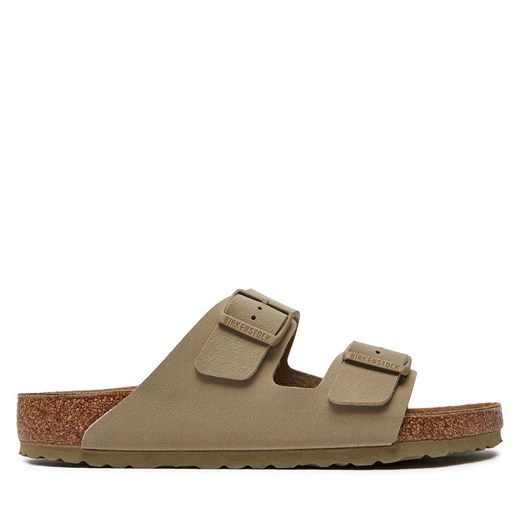 Klapki Birkenstock Arizona Birko-Flor 1027704 Khaki 44 eobuwie.pl