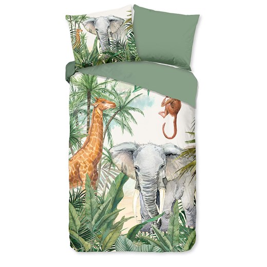 Good Morning Komplet pościeli &quot;Jungle&quot; w kolorze zielonym ze sklepu Limango Polska w kategorii Pościel dziecięca - zdjęcie 179083774