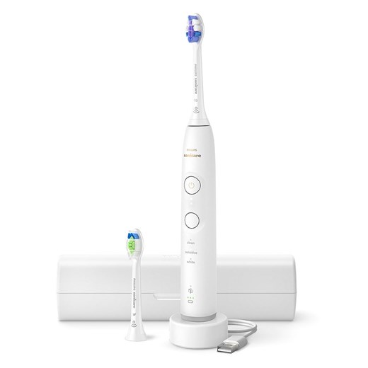 Philips Szczoteczka soniczna &quot;Sonicare 6500&quot; w kolorze białym Philips onesize wyprzedaż Limango Polska