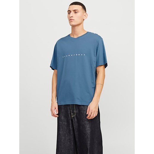 Jack &amp; Jones Koszulka w kolorze niebieskim ze sklepu Limango Polska w kategorii T-shirty męskie - zdjęcie 179084040