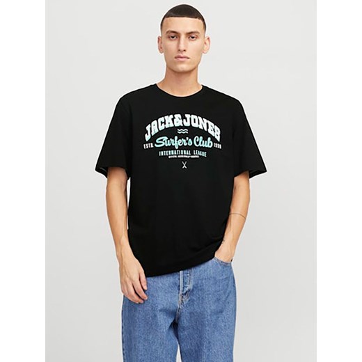 Jack &amp; Jones Koszulka w kolorze czarnym ze sklepu Limango Polska w kategorii T-shirty męskie - zdjęcie 179084103