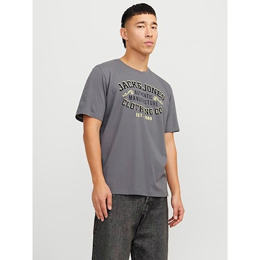 Jack &amp; Jones Koszulka w kolorze szarym ze sklepu Limango Polska w kategorii T-shirty męskie - zdjęcie 179084110