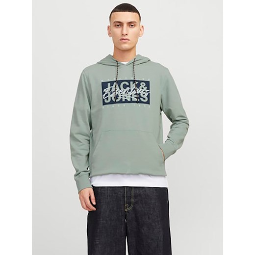 Jack &amp; Jones Bluza w kolorze zielonym ze sklepu Limango Polska w kategorii Bluzy męskie - zdjęcie 179084152